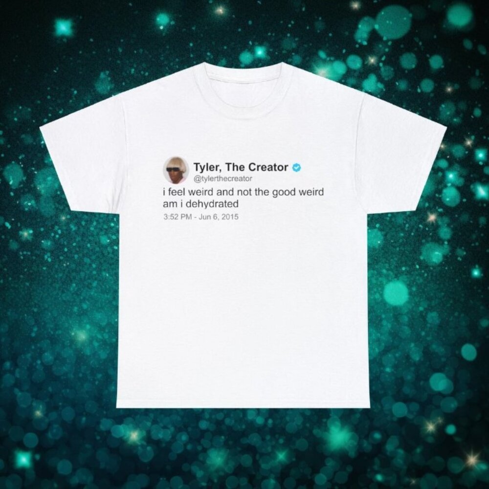 Tyler The Creator, White Graphic T-Shirt, Mens Large